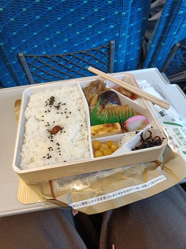 lunch on train