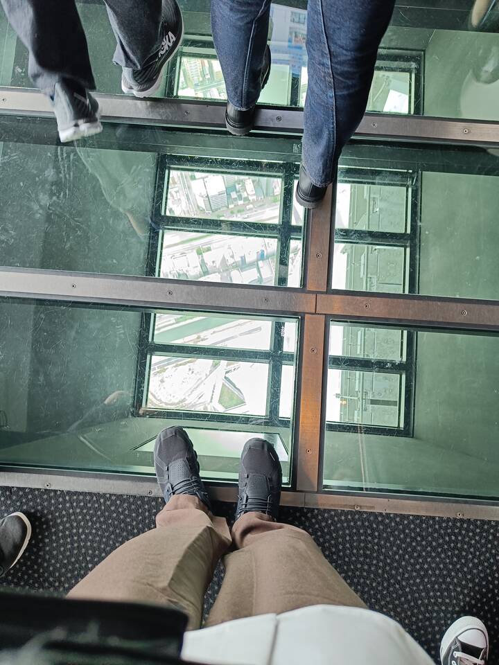 glass floor